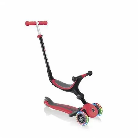 Patinete Go Up Foldable Plus Luces Rojo-Globber