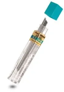 Pentel Hi-Polymer Tubo de 12 Minas de Grafito – Dureza HB – Trazo 0.7mm – Alta Resistencia