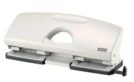 Petrus 405 Taladro Perforador 4 Orificios – Hasta 25 Hojas – Alineacion Facil – Facil Vaciado – Formato A4 – Punzones 5.5mm