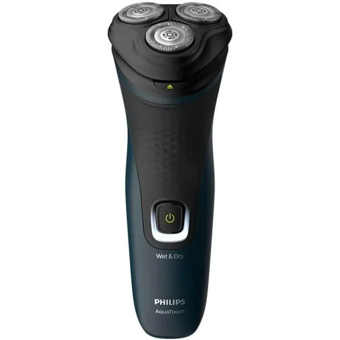 Philips AquaTouch S1121/41 Afeitadora eléctrica en seco o en húmedo, Rotativa y Recargable – Negro