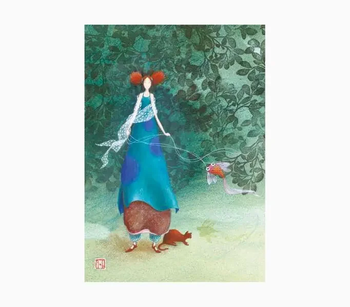Pictura Gaëlle Boissonnard Cuaderno A6 Grapado – 10.5x15cm – 48 Paginas con Lineas – Papel con Certificacion FSC