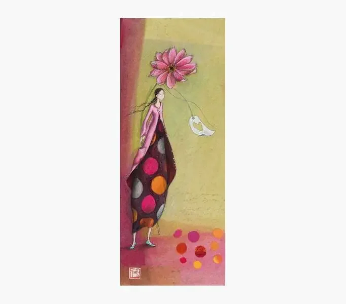 Pictura Gaëlle Boissonnard Marcapaginas Ancho – 5.5x14cm – Embolsada Individualmente en Celofan – Impresas en Papel con Certificacion FSC