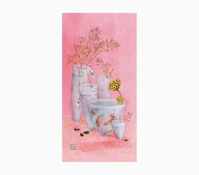 Pictura Gaëlle Boissonnard Tarjeta Doble – Acabado en Barniz de Relieve UV Grueso – Laminado Mate de Tacto Suave – 10.5x21cm – Papel con Certificacion FSC