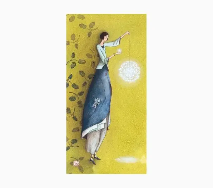 Pictura Gaëlle Boissonnard Tarjeta Doble – Acabado en Relieve UV Grueso – 10.5x21cm – Laminado Mate Suave – Papel Certificado FSC