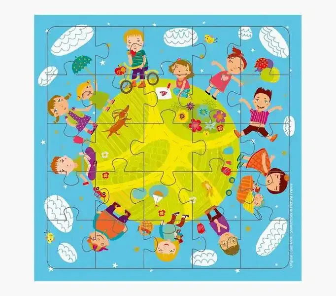 Pictura Tarjeta Puzzle – 15.5×15.5cm – Tematica Infantil – 25 Piezas – Incluye Sobre Blanco – Certificacion FSC