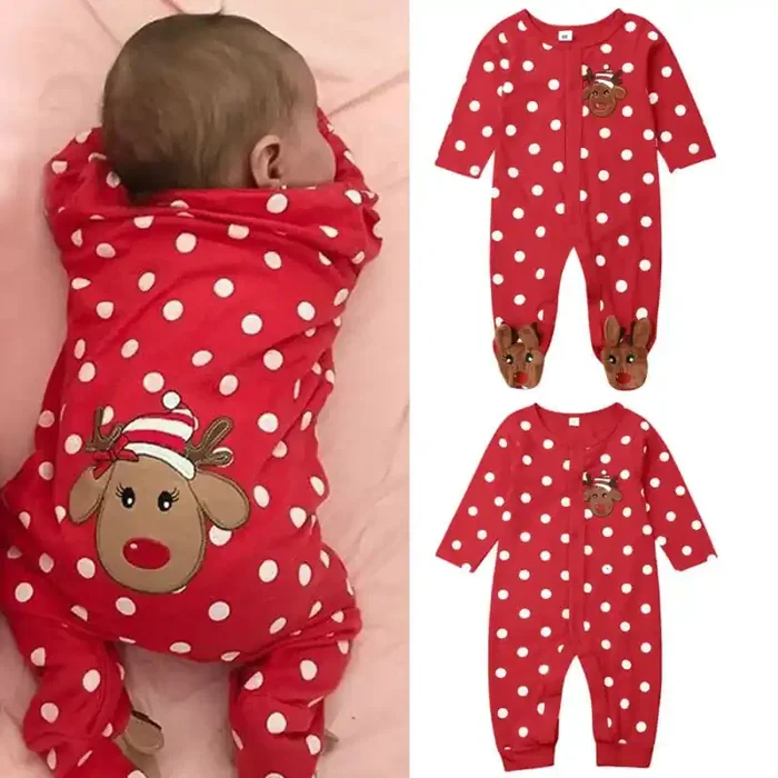 Pijama navideño bebé ciervo