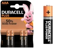 Pila Duracell Alcalina Plus Aaa Power Boost Blister De 4 Ud 303132