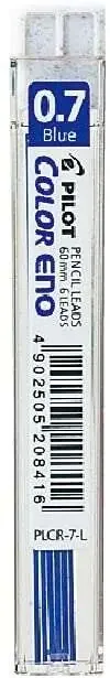 Pilot Pack de 6 Minas para Portaminas Color Eno H-197 0.7mm – Minas Color Azul