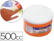 Pintura A Dedos Jovi 500 Cc Naranja 56106