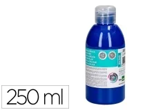 Pintura acrilica Liderpapel bote de 250 ml azul ultramar 166310