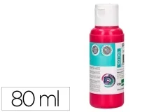 Pintura acrilica Liderpapel bote de 80 ml magenta 166299