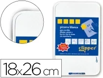 Pizarra Blanca Clipper Pequeña 18×26 Cm Con Rotulador Pp0213