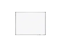 Pizarra blanca Rocada lacada magnetica marco aluminio con cantoneras 90×120 cm 6404