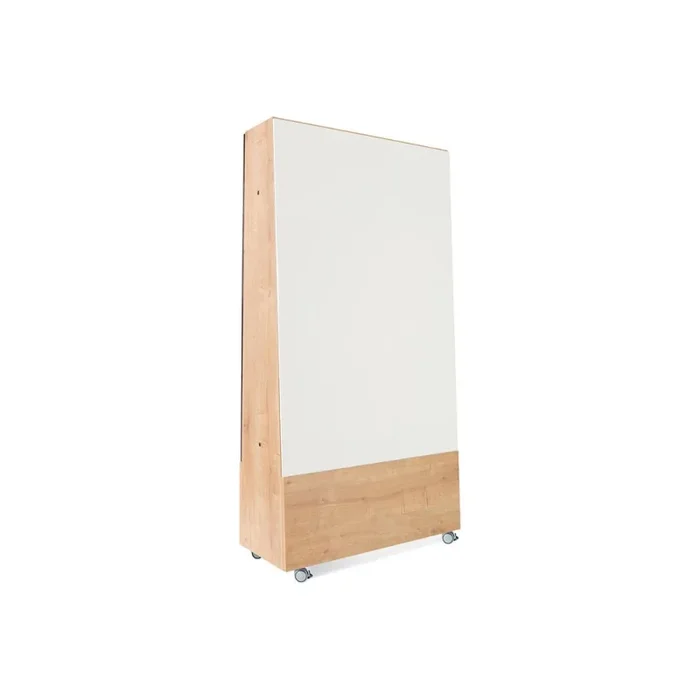 Pizarra blanca rocada skinwhiteboard pro serie naturas con tripode doble cara melamina 100×150 cm