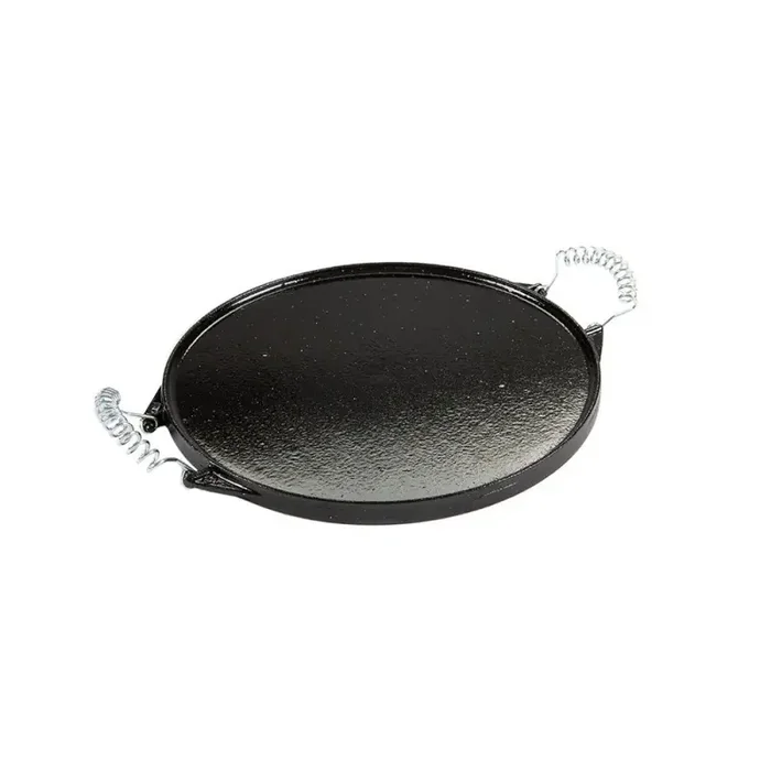 Plancha Hierro Fundido Esmaltada Redonda Diámetro 25 cm.