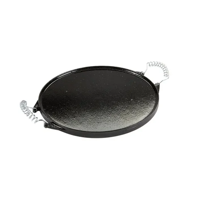 Plancha Hierro Fundido Esmaltada Redonda Diámetro 32 cm.