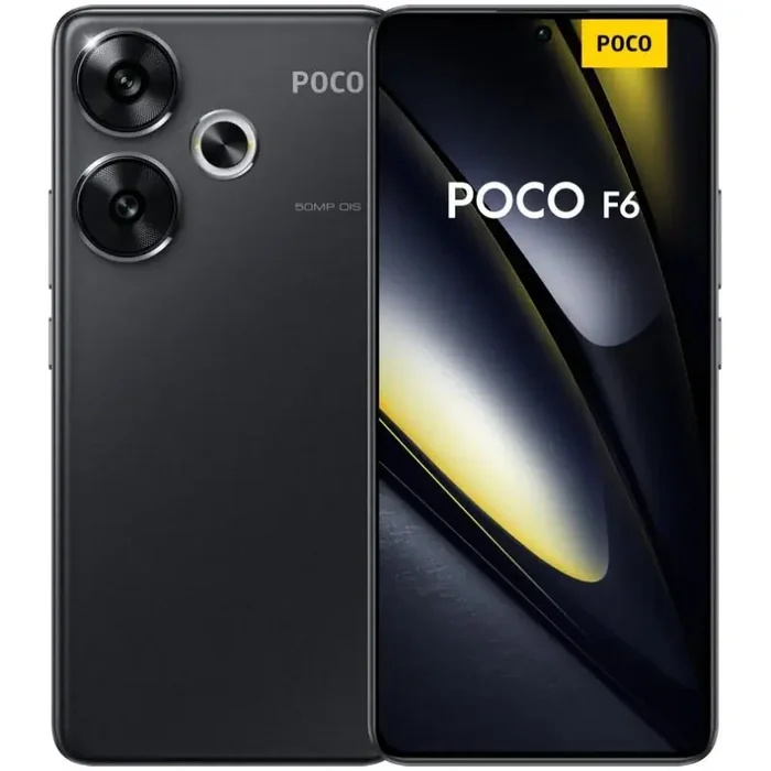 Poco F6 5G Smartphone Pantalla AMOLED 6.67″ – 8GB – 256GB – Camara Principal 50MP – Bateria 5000mAh – Admite Carga de 90W – Color Negro