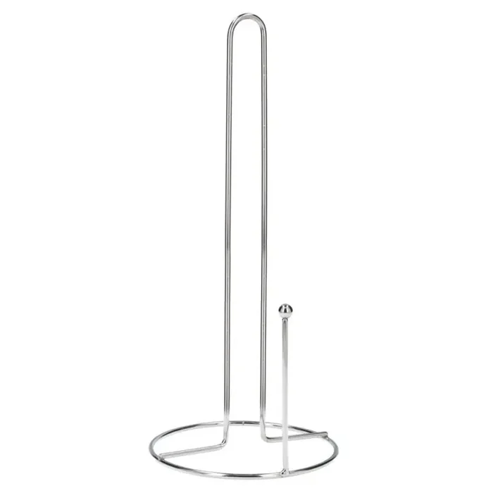 Portarrollos Papel Cocina Vertical, Cromado, 13×29 cm.