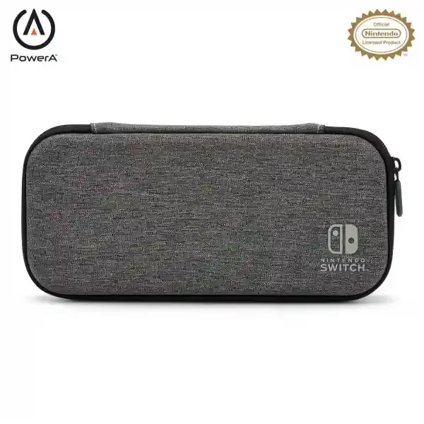 PowerA Estuche Slim para Nintendo Switch Modelo Oled, Nintendo Switch y Nintendo Switch Lite – Charcoal