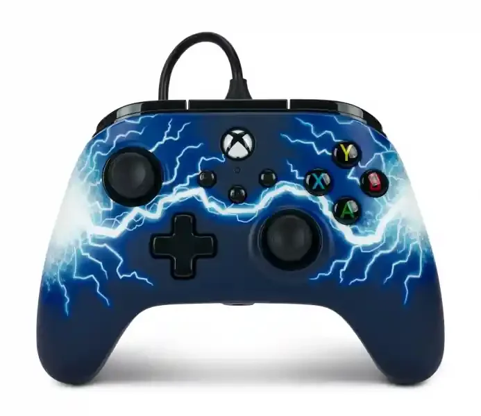 PowerA Mando con Cable Advantage para Xbox Series X S – Arc Lightning