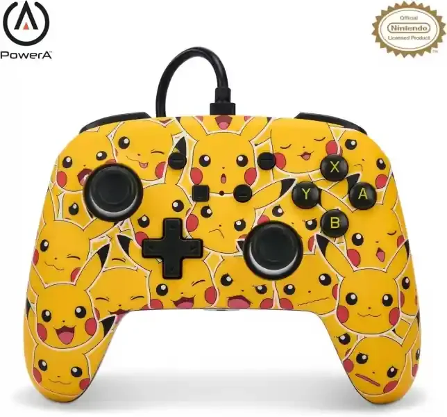 PowerA Mando con Cable Enhanced para Nintendo Switch – Pikachu Moods