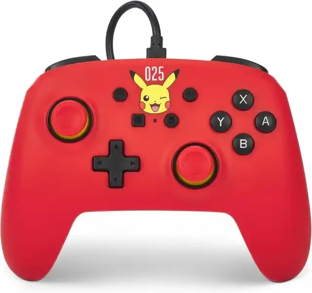 PowerA Mando con Cable para Nintendo Switch – Laughing Pikachu