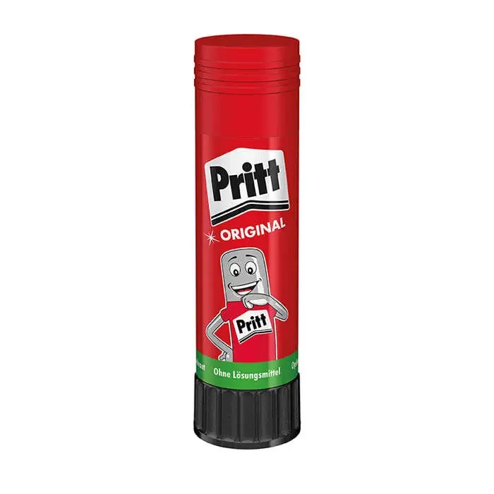 Pritt Barra de Pegamento Grande 43grs – Sin Disolventes – 97% de Ingredientes Naturales – Lavable a 20ºC – Seguro para Niños (15 uds)