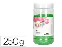 Purpurina Liderpapel fantasia color de metal verde pastel bote de 250 gr 166934