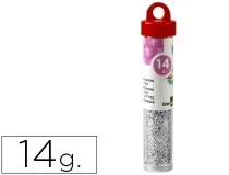 Purpurina Liderpapel fantasia color plata bote de 14 gr 58284