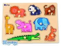 Puzle Andreutoys Madera Selva 8 Piezas 16453