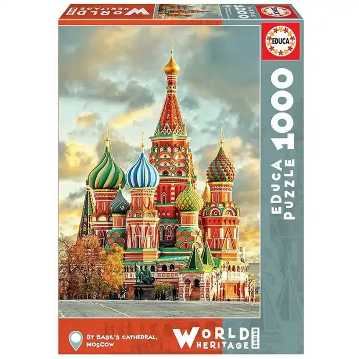 Puzzle 1000 Catedral De San Basilio Moscú Educa Borras – Servicio entrega urgente