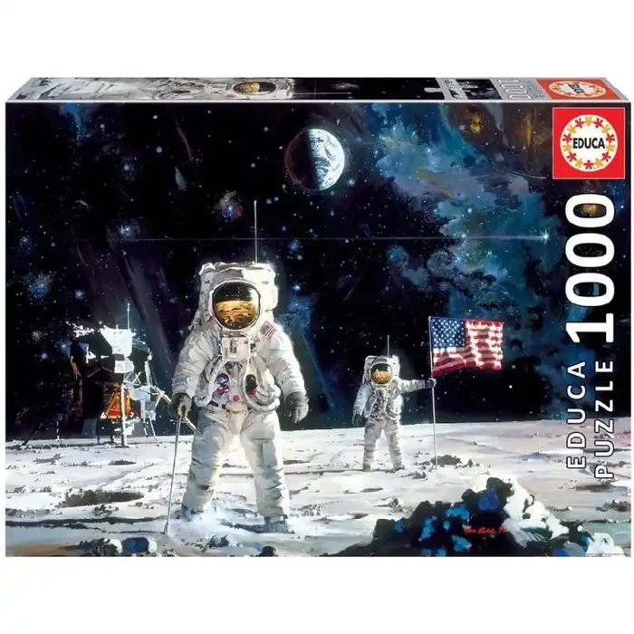 Puzzle 1000 First Men On The Moon Robert Mccall Educa Borras – Servicio entrega urgente