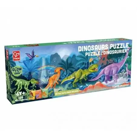 Puzzle dinosaurios 200 piezas (1,5m)-Hape