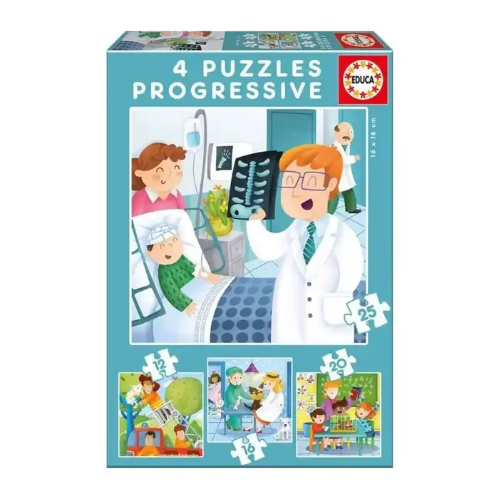 Puzzles progresivos 12-16-20-25 de mayor quiero s – Tienda de juguetes