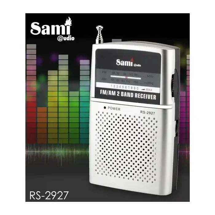 Radio transistor Sami RS2927 AM/FM tamaño bolsillo- comprar tienda transistores
