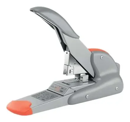 Rapid Duax Grapadora de Gruesos – Hasta 170 Hojas – Grapado Plano – Para Grapas Rapid Duax – Color Gris/Naranja