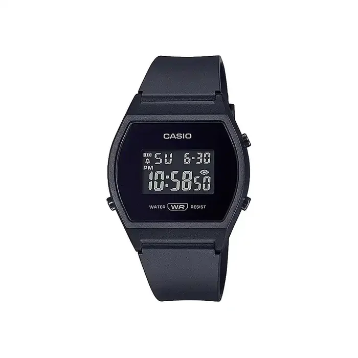 Relo Casio LW-204-1BEF correa resina color negro digital