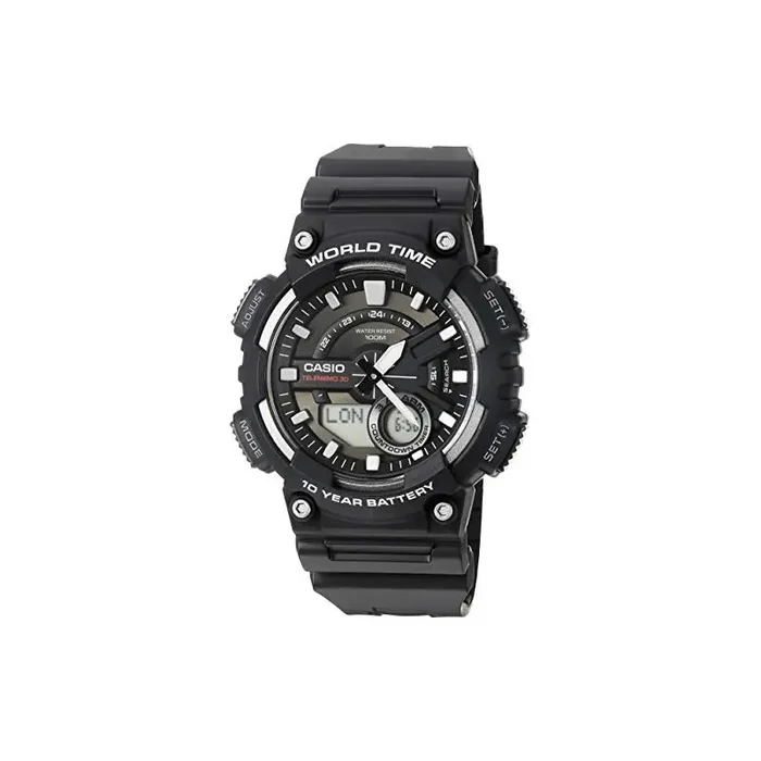 Reloj Casio Caballero AEQ-110W-1AV correa negra analógico y digital – Comprar tienda relojes casio