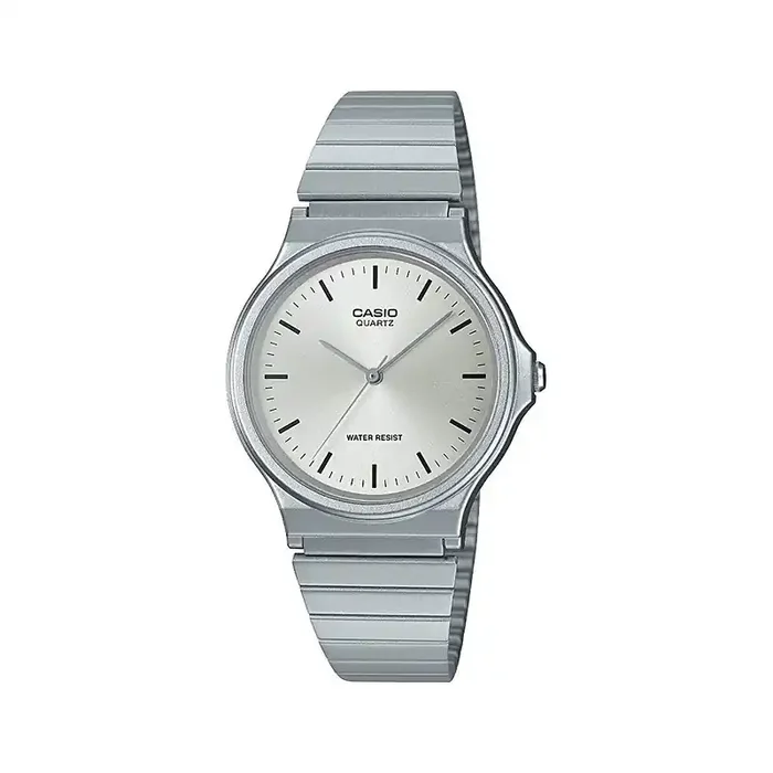 Reloj Casio Caballero MQ-24D-7E metálico plateado
