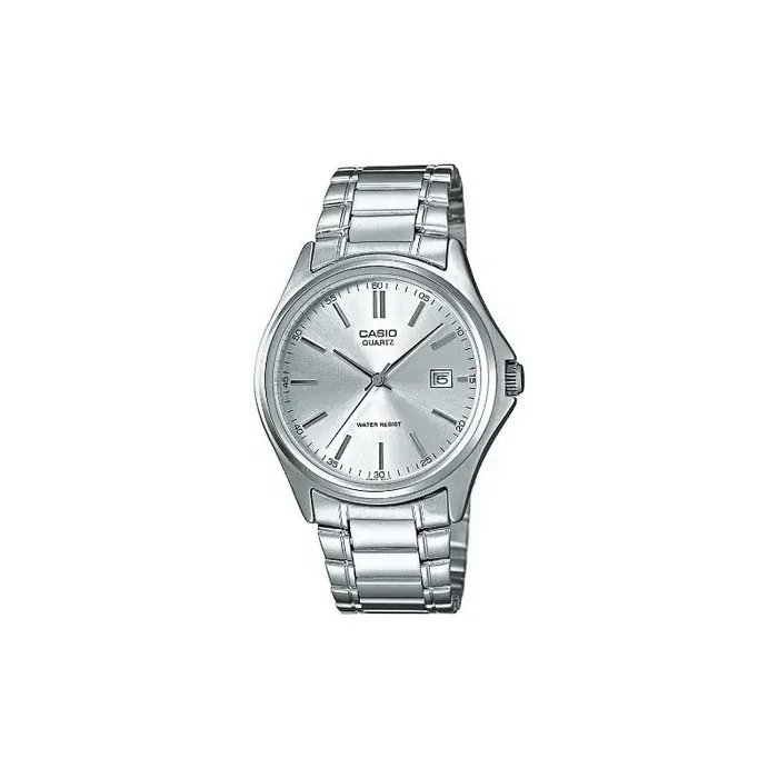 Reloj Casio caballero MTP-1183A-7A con calendario esfera plateada correa metálica