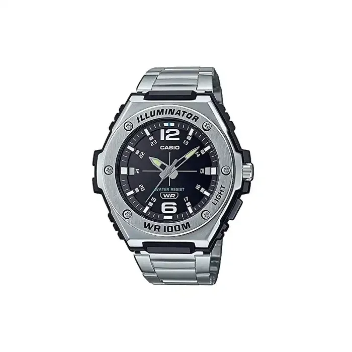Reloj Casio caballero MWA-100HD-1AV correa de acero efera negra