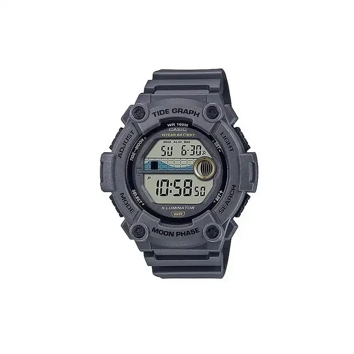 Reloj Casio caballero WS-1300H-8AV correa caucho perfecto para nadar y bucear