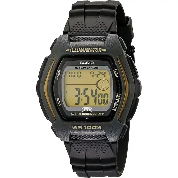Reloj Casio digita HDD-600G-9AV hombre correa y caja resina color negra