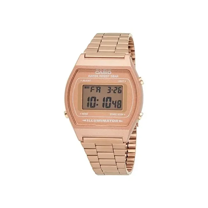 Reloj Casio digital B640WC-5A correa metálica