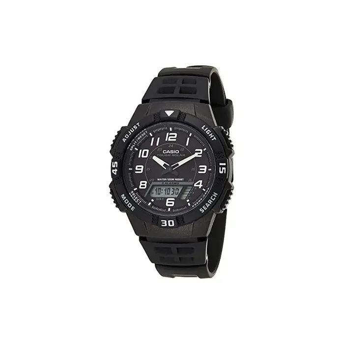 Reloj Casio hombre AQ-S800W-1BV analógico y digital correa caucho negro