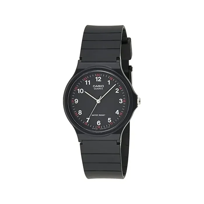 Reloj Casio MQ-24-1BL correa caucho negra esfera negra