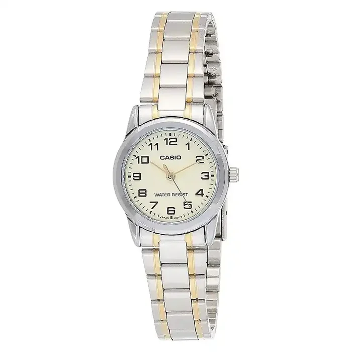 Reloj Casio mujer bicolor LTP-V001SG-9BU correa metálica
