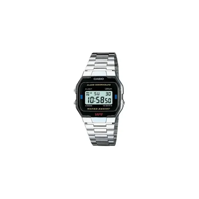 Reloj Casio plateado A163WA-1QES