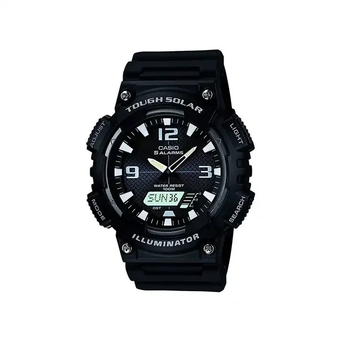 Reloj Casio pulsera hombre digital AQ-S810W-1AV correa caucho negro