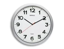 Reloj Maul step de pared redondo 40 cm diametro electrico color plata 9054195